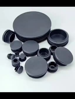 12~100mm Round PE Plastic Blanking End Cap Tube Pipe Inserts Plug Bung Insert Stopper For Chair Leg Pipe Decorative Dust Cover