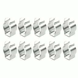 10pcs Spring Terry Clips Narrow Base Tool Stainless Steel Spring Terry Clamp Heavy Duty Tool Storage Rack 25mm 30mm 32mm 35mm