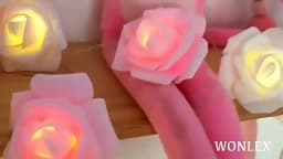 Battery Box 3M LED String Light Red Pink White Blue Rose Flower Fairy Garland Lights for Wedding Christmas Party Room Decoration