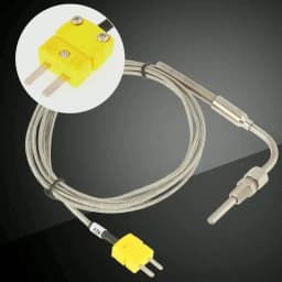 1pc EGT K Type Thermocouple Exhaust Probe High Temperature Sensors 1/8" NPT Threads 2m Cable Adjustable Pressure Lock