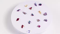 AB Color Crystal Pendant Beads Charms Multi -shape Glass Beads Jewelry Gems Stones for Jewelry Making Supplies DIY Earrings