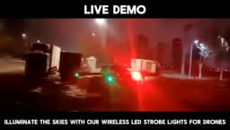 1-10PCS Motorcycle LED Aircraft Strobe Lights Drone Anti-collision Warning Lamp Flash Indicator With Wireless Remote Control
