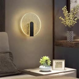 New Light Luxury Acrylic Wall Lamp AC90-260V Staircase Hallway Background Wall Living Room Bedroom Bedside Minimalist Wall Lamp