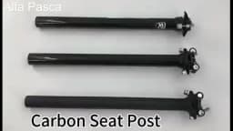 Alfa Pasca Carbon Fiber Seat Post 27.2/30.8/31.6mm Zero Offset Mountain/Road Bike Seat Parts No Logo 3K Matte/Glossy Accessorie
