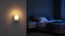 Wall Mount Night Light, with 5 Levels of Brightness and Dusk to Dawn Light Sensor, Children's Night Light for Children's Rooms,