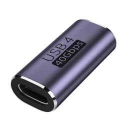USB4.0 40Gbps OTG USB C 90 Degree Adapter 100W 5A Type C to Type C Fast Charging Converter USB C Data Adapter For Macbook 8K60HZ