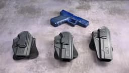 OWB Holster for CZ 75B 75 Campact, CZ P10C, CZ P09 Pistol Tactical Index Release Polymer Holster with Paddle,Right Hand,Gun Bags