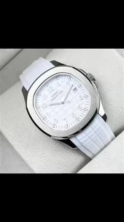 2024 LINBERT New Automatic Mechanical Watch PATEK Men's Watch White Rubber Waterproof Brand Luminous Stainless Steel Men's Watch