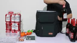 Large Capacity Thermal Picnic Cooler Backpack Outdoor Camping Meal With Bottle Opener 100% Leakproof Insulated Beer Cooler Bags
