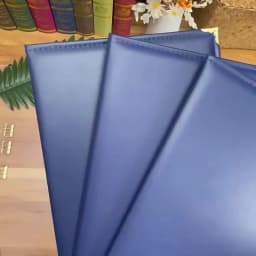 12K(2PCS)  6K 8K Hold B5 A4 A3 PU Leather Certificate Cover Award Folder
