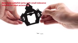 BOOIU Tactical Helmet Mount Adapter Night Vision Aluminum Alloy with Hook Rope NVG Helmet Bracket Accessories for FAST Helmet