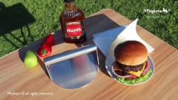 Hamburger Meat Press 430 Stainless Steel Circular Square Burger Meat Press Kitchen Tool Non-Stick Meat Press Plate