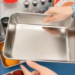 3pcs Stainless Steel Food Containers - Leakproof & Stackable with Clear Lids | For Camping, Home & Meal Prep