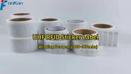 1000pcs UHF RFID Label 73x20mm Passive Sticker Paper Label Tag 860Mhz 960Mhz Long Range Label for Warehouse Manage UHF RFID