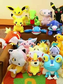 Pokemon Plush Toys Pikachu Charizard Eeveelution Stuffed Doll Emolga Yamper Espeon Gengar Squirtle Soft Plush Birthday Gift