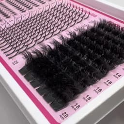 200D-60D 4 IN 1 Lash Clusters Long 6-20mm Lash Spikes Lower Eyelashes Reusable Bottom DIY Spiky Lash Extension Manga Clusters