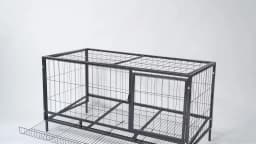 Black Large Chicken Coop for 10 Hens with Automatic Egg Collection, Indoor Outdoor Wooden Aviary Hen House with Nesting Boxes & Waterproof Roof, Easy Clean Tray for Backyard Poultry Chicken Farm