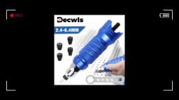 Pull Rivet Gun 2.4mm 3.2mm 4.0mm 4.8mm 6.4mm Aluminum Alloy Rivet Gun, Electric Rivet Gun Converter, Home Cordless Riveting Tool