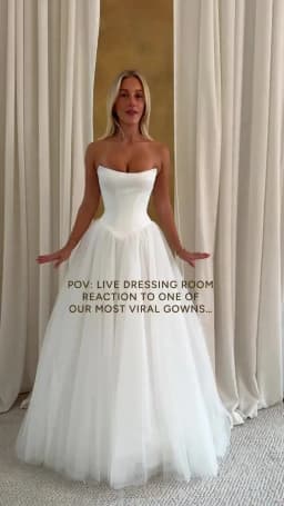 Tokyo Customized Spaghetti Strap Tulle A-Line White Wedding dress for weddings Prom dress Floor-length Minimal Evening dresses