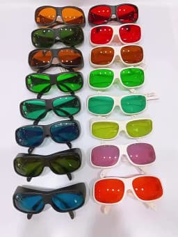 1pc 180nm-540nm Anti-Blue Light /Green Semiconductor Laser Solid 532nm Laser Goggles