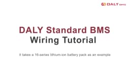 Daly Lifepo4 4S BMS Li-ion 18650 Battery 16S 48V 17S 20S 24S 60V 20A 40A 60A 100A 150A 200A 250A Scooter Balance with NTC