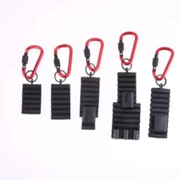 Portable Rubber Screwdriver Bit Holder With Carabiner Keychain Bits Holder Multi Cross Driver Bit Organizer Sleeve Holder