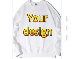 Customized Printed Cotton O Neck Pullover Long Sleeved Sweatshirts Men Women DIY Your Like Photo or Logo Fashion Casual Tops Tra