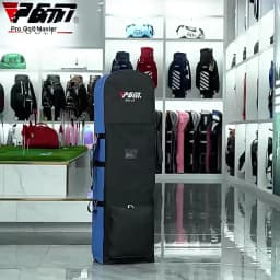 PGM Golf Aviation Bag with Silent Wheel HKB002 Large Capacity Storage Foldable Airplane Travelling Golf Bag Airplane Consignment