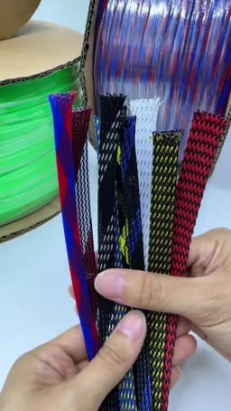 PET Expandable Cable Sleeve 3/4/6/8/10/12/14mm Tight Braided High Density Hardness Insulated Line Protection Wire Wrap Sheath