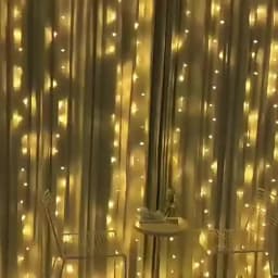 Outdoor Festoon LED Curtain Light String Wedding Garland Muslim Ramadan Room Decorations Battery Power EID Mubarak Mother Day