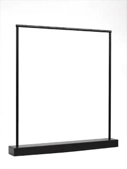 Black Metal Earrings T-Bar Stand Necklace Chains Ring Jewelry Hanging Holder Organizer Watch Counter Display Stand for Selling