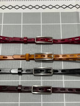 Natural Leather Thin belt Pin Buckle Genuine Leather Belt For Women Female Cowskin Leather Dress Decoration Small Ladies Belt