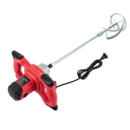 1500W EU Standard 220V Plaster Paint Mixer with 6 Adjustable Speeds Heavy Duty Dual Handle Construction Mixing Tool