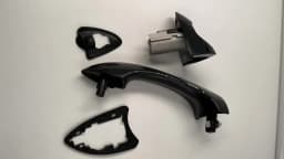 Car Exterior Door Handles Car Right Side Door Handle Outer Outside RHD For BMW X5 E53 2000-2006 ABS Car Accessories