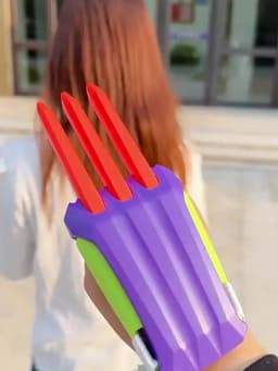 New 3D Mini Butterfly Knife Printing Gravity Knife Cub Jumping Small Radish Knife Mini Model Pendant Push Card Decompression Toy