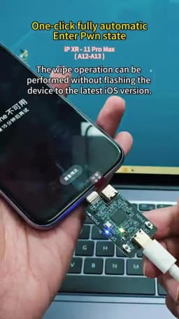SUNSHINE RP2354A Third‑Gen Chip Pico DFU Engineering Board One‑Click DFU PWND USB‑Liter8 Purple Mode Tool for iPhone XR‑11PM