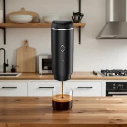 Portable Espresso Machine for TravelTravel Coffee Maker 20-Bar Extraction Compatible with Ground Coffee & NS Capsule