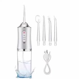 Portable Smart Electric Oral Irrigator Water Flosser 4 Jets 3 Modes Rechargeable Dental Water Jet Irrigator Dental Teeth Cleaner