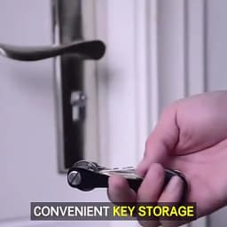 Smart Key Chain Mini Keychain Compact Key Decorative Holder Clip Home Storage Metal Key Clip Aluminum Organizer Keychain Outdoor
