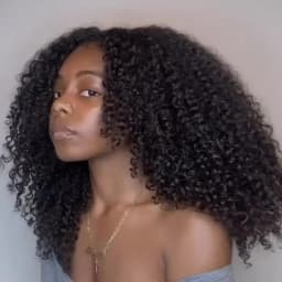 Unprocessed Raw Indian Afro Curly Bundles Human Hair 4A 4B 4C Afro Kinky Curly Human Hair Bundles Double Weft Virgin Human Hair Extensions Natural Color Soft Real Human Hair Weave Bundles For Women Daily Use Birthday Holiday Gift Kpop Popular Hairstyles