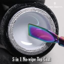 BORN PRETTY 5 IN 1 Clear Water Ripple Gel Polish 3D Shaping Sculpting Carving No-wipe Top Coat Reinforcement Adhesive Gel Glue