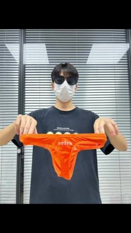 Men's Modal Thong Multi Colors Pack, ORLVS Logo Low Rise Bare Feel Underwear, High Elastic 3D Convex Pouch T-Back Briefs