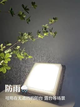 Square Outdoor LED Ceiling Lamp Surface Mounted Waterproof Sconces Bathroom Porch Garden Exterior Wall Lighting Fixture 110/220V