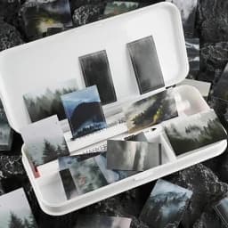 30 Pcs Kawaii Deep Forest Self-Adhesive Paper Stickers Set for Arts Crafts DIY Scrapbooking Diary & Album Planning