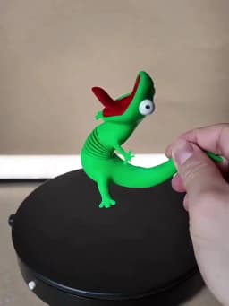 Beaver Transformation Plan Lizard Tom Movable Spring Toy Funny Internet Celebrity Hot Selling 3D Printed Gift