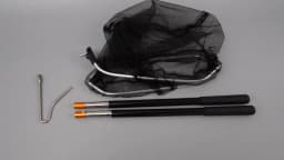 4Pcs Poultry Catcher Tools Stainless Steel Telescopic Chicken Grabber Pole & Small Chicken Catching Net Outdoor Bird Catcher