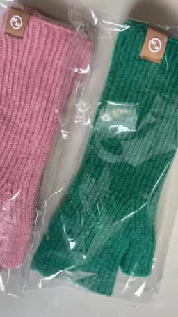 Women's Solid Color Knitted Warm Gloves Simple Outdoor Riding Half Finger Stretch Gloves Touch Screen Open Finger Winter Mittens