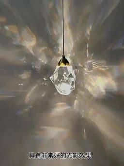 Light Luxury K9 Crystal Small Dhandelier Modern And Minimalist Restaurant Light Bar Counter Bedroom Bedside Long Line Light