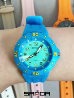 SANDA Men Women Student Quartz Watch Children Clock 50M Waterproof Luminous Durable Simple Elegant Sports Wristwatch