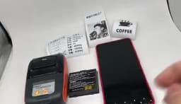 PT210 Mini Receipt Printer 58mm Portable Thermal Ticket Printer Android IOS Windows Wireless Bluetooth List Bill Maker With Plug